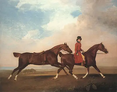 William Anderson with Two Saddle Horses George Stubbs